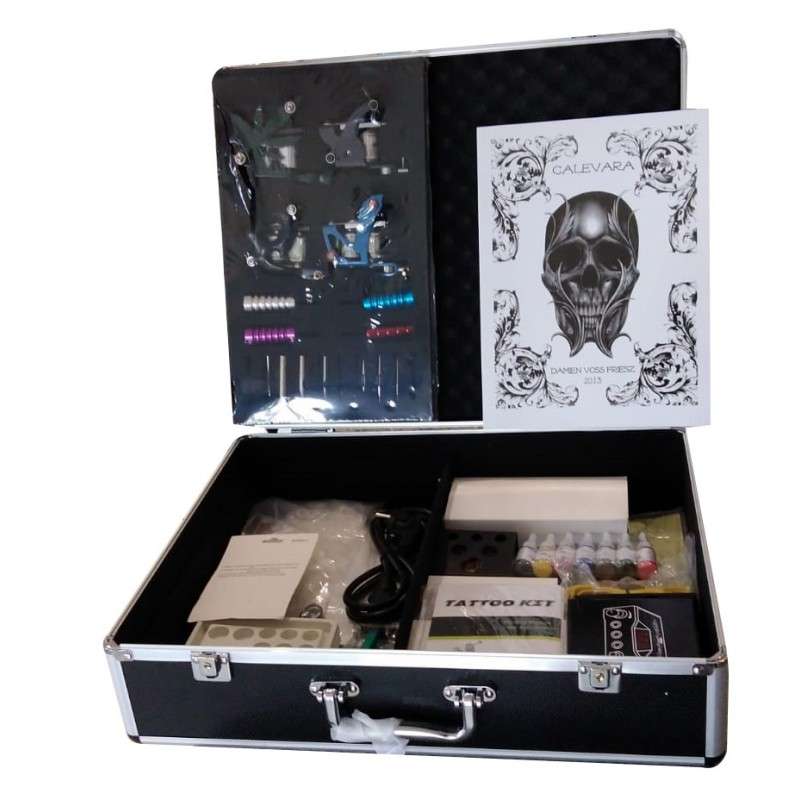 Tattoo Pro Kit 4 With 4 Machines and Carry Case