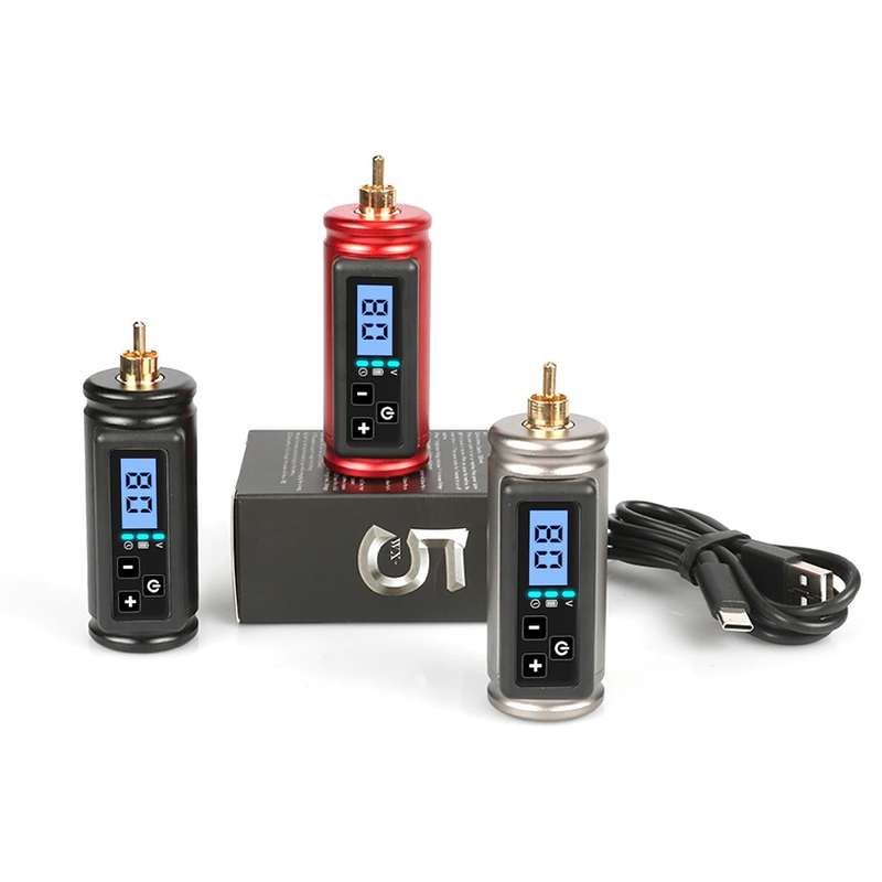 Wireless Tattoo Power Supply RCA Jack 1500mah
