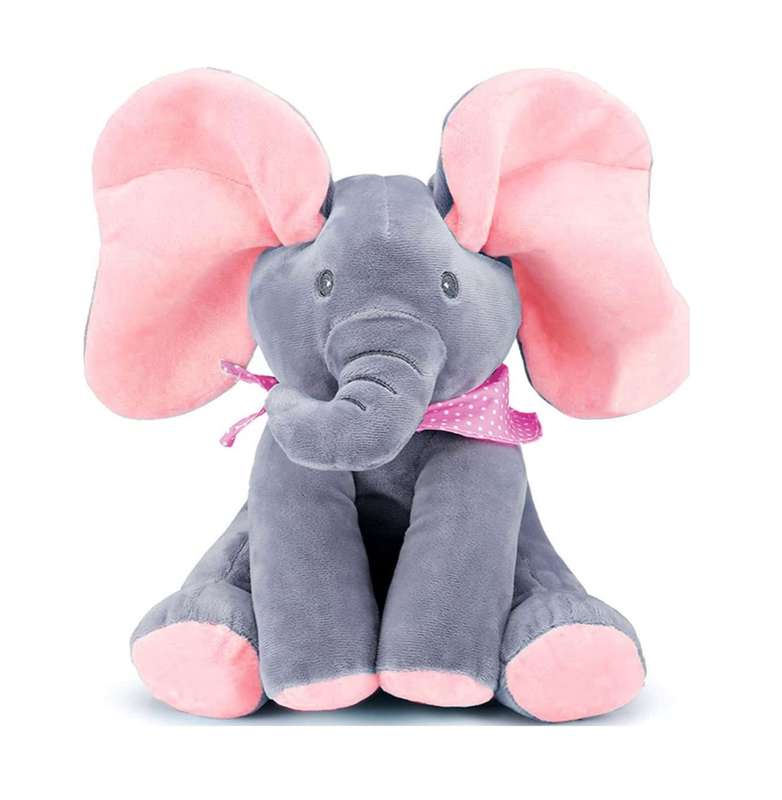 Plush elephant electric toy