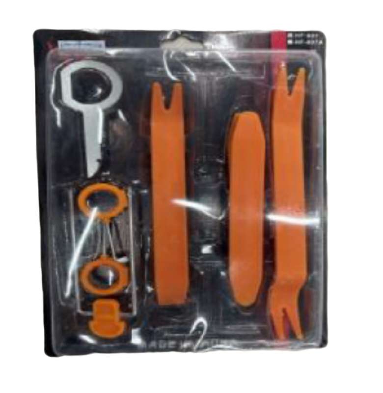 Audio panel trim auto-radio door clip removal