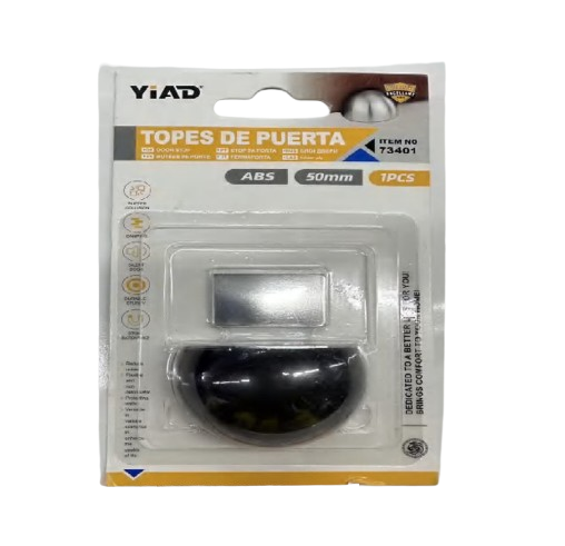 Door Stop With Black Rubber