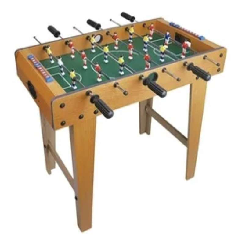 Wooden tabletop football game set