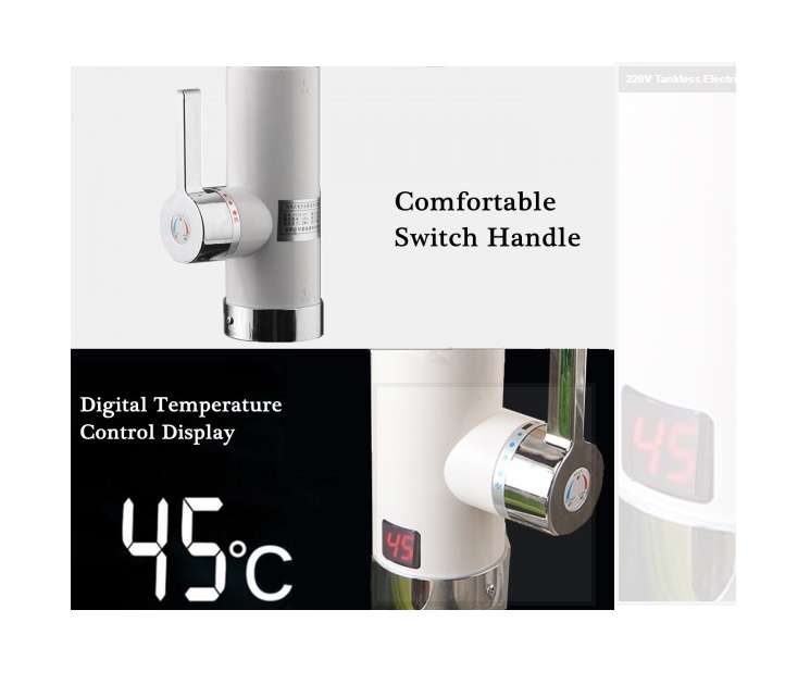 A584 Digital Display Electric Water Heater Faucet