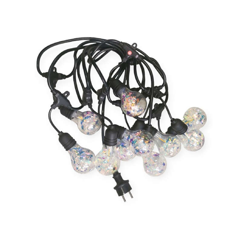 220V Warm White Waterproof Outdoor LED String Bulb Light