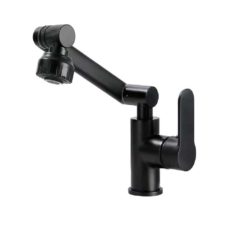 High End Pull Out Basin Faucet Gun Metal