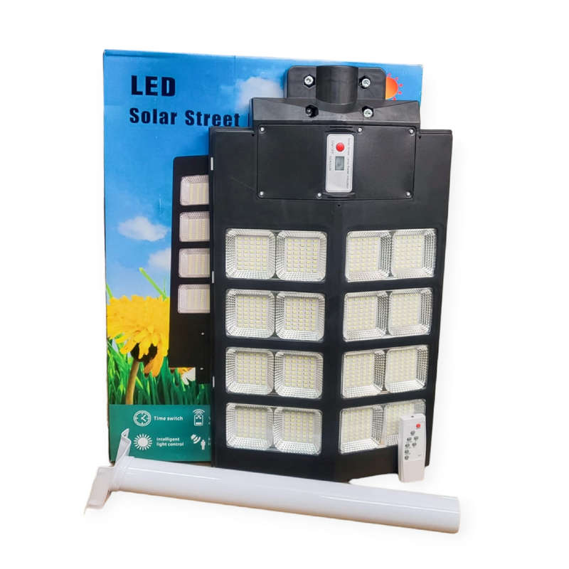 240W Solar Powered Street Light With Pole Arm