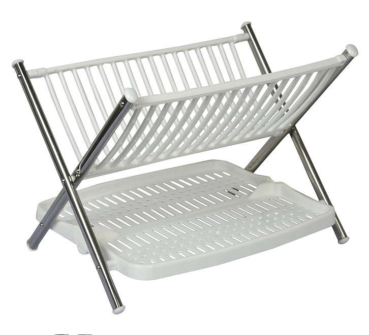 Two Layer Foldable Kitchen Rack