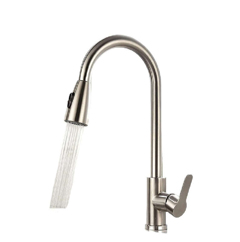 Kitchen Pull-out Retractable Rotating Faucet