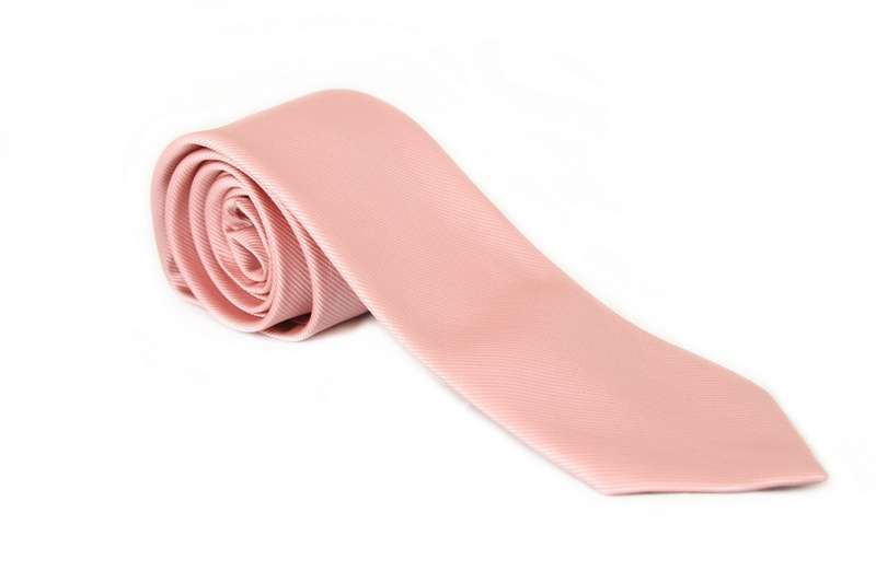 Sleek Neck Tie Pink