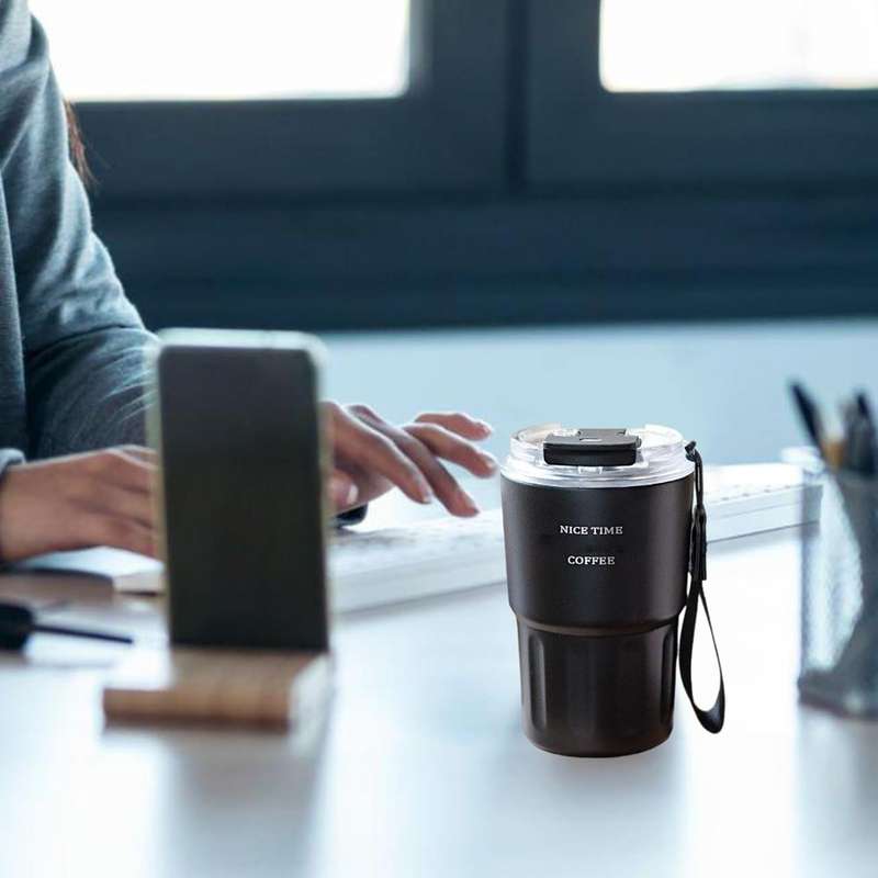 360ml 2in1 Sitarayuri Insulated Travel Tumbler Vacuum Coffee Cup