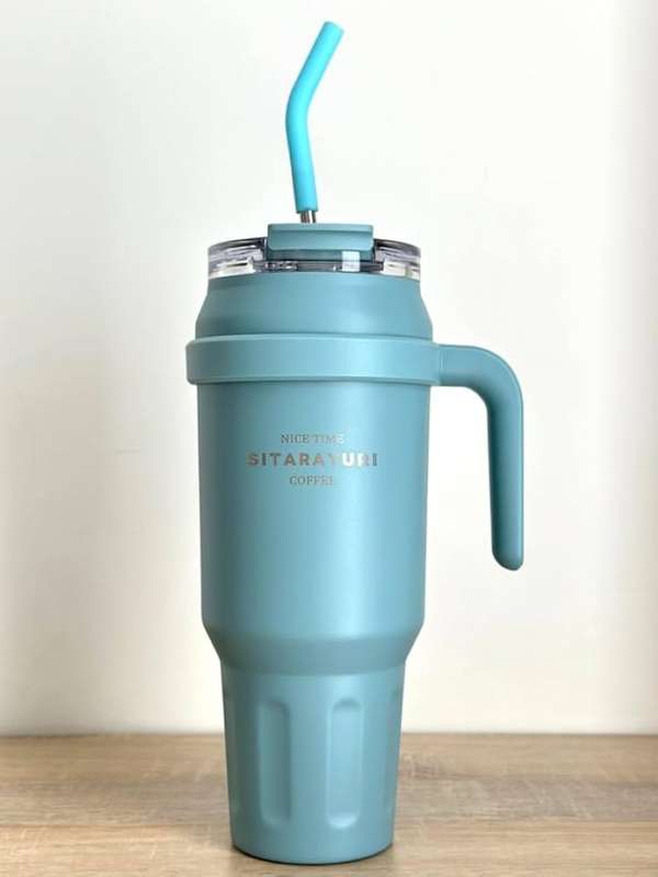SITARAYURI 1200ML DOUBLE WALLED TUMBLER - Light Blue