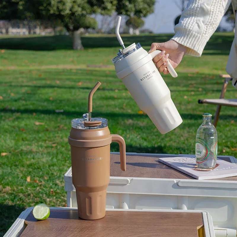 SITARAYURI 1200ML DOUBLE WALLED TUMBLER - Brown