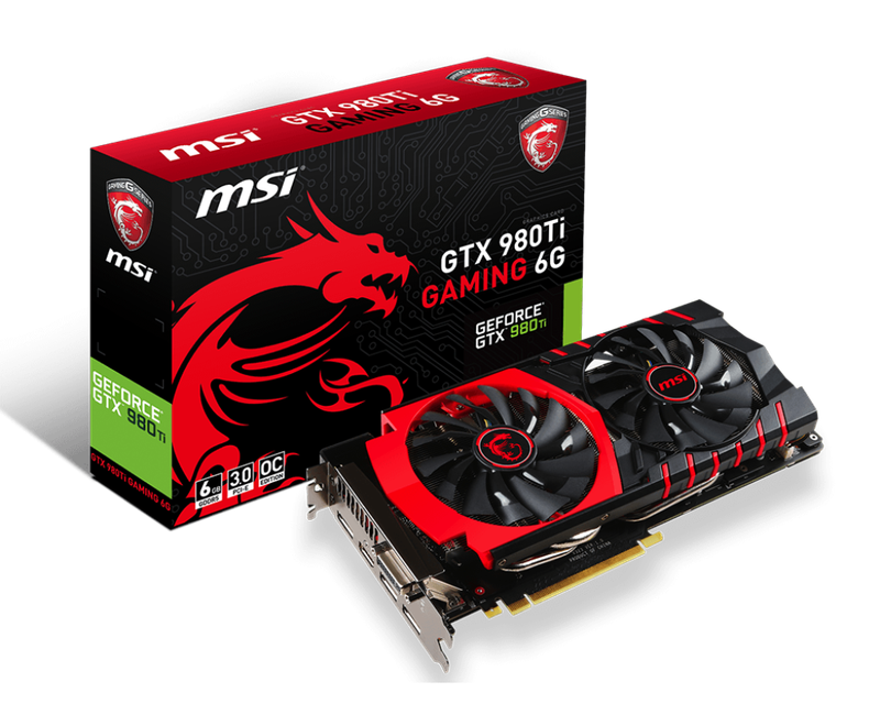 MSI GTX 980ti 6Gb - Non-functional(Can be used for spare parts)