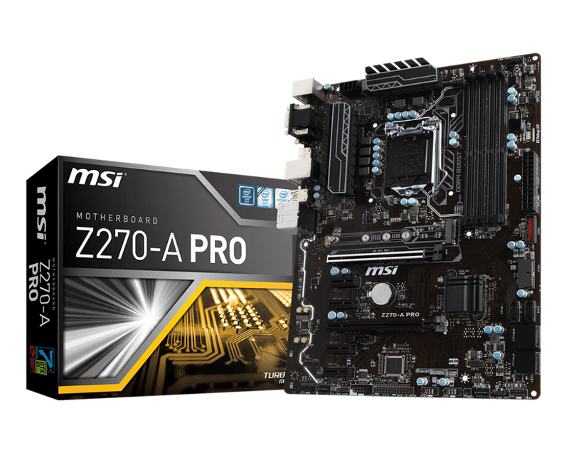 MSI Z270-A PRO Motherboard