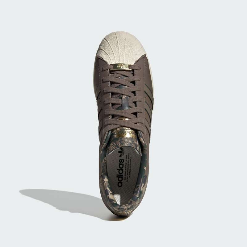 adidas Men's Originals Superstar Shoes 'Blanch/ Brown / White ID4682 Size UK11 (SA 11)