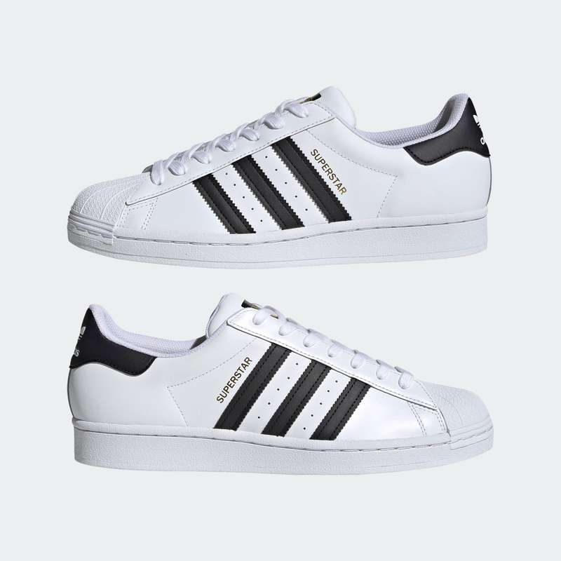 adidas Superstar Vegan Cloud White & Core Black FW2295 Size UK 11 (SA 11)