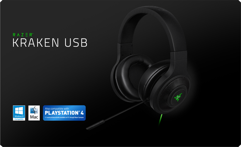 Razer Kraken Usb Gaming Headset - PC