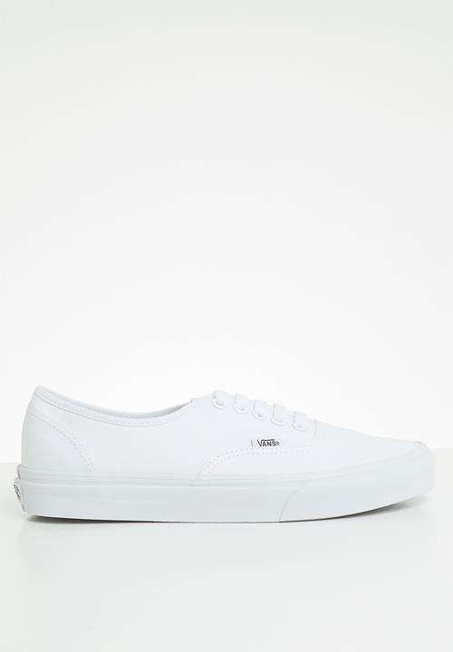 VANS AUTHENTIC WHITE SNEAKERS