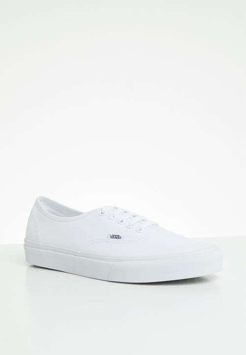 VANS AUTHENTIC WHITE SNEAKERS