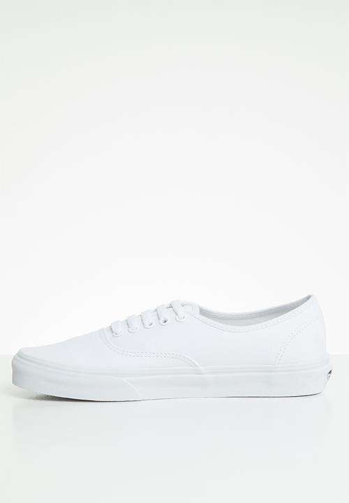 VANS AUTHENTIC WHITE SNEAKERS