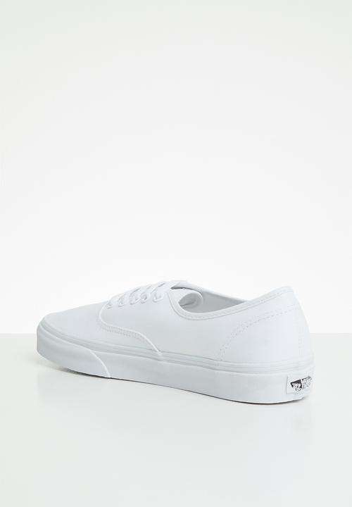 VANS AUTHENTIC WHITE SNEAKERS