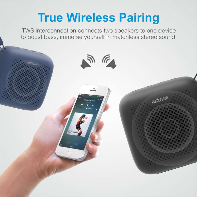 ST020 5W TWS True Wireless IPX5 Mini Portable Speaker  Black