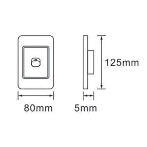 Saver Series: 1 Lever Wall Switch