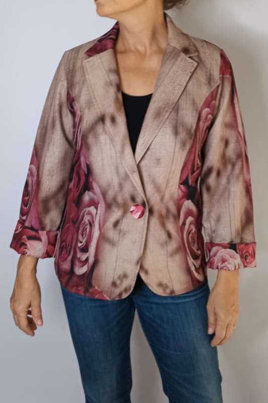 Music roses jacket