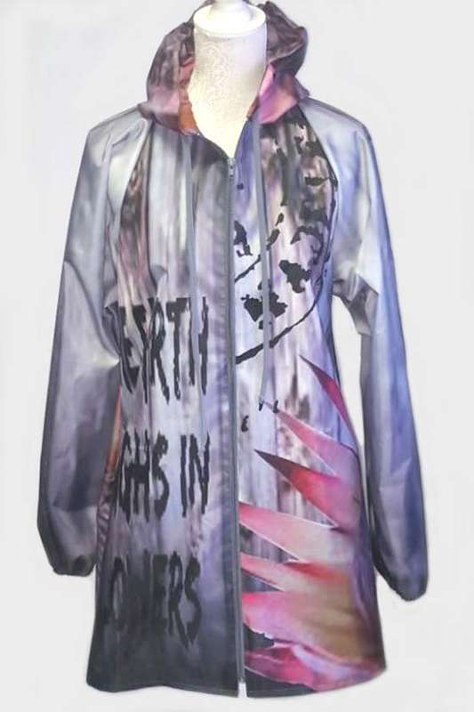 Vintage Protea raincoat