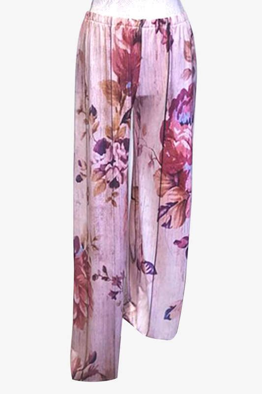 Pink rose trousers