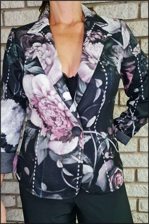 Peony rose jacket