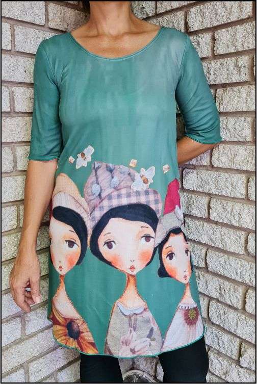 Lizzy Poppe top (sleeves)
