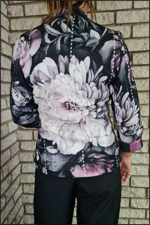 Peony rose jacket