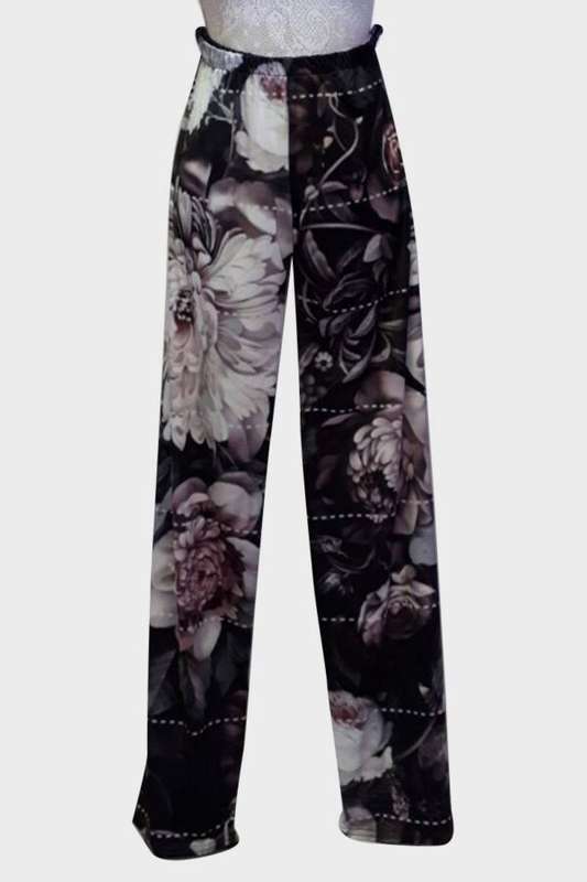 Peony rose trousers
