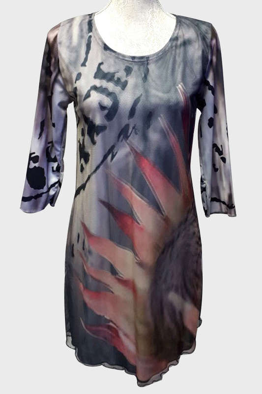 Vintage protea top (D/L)