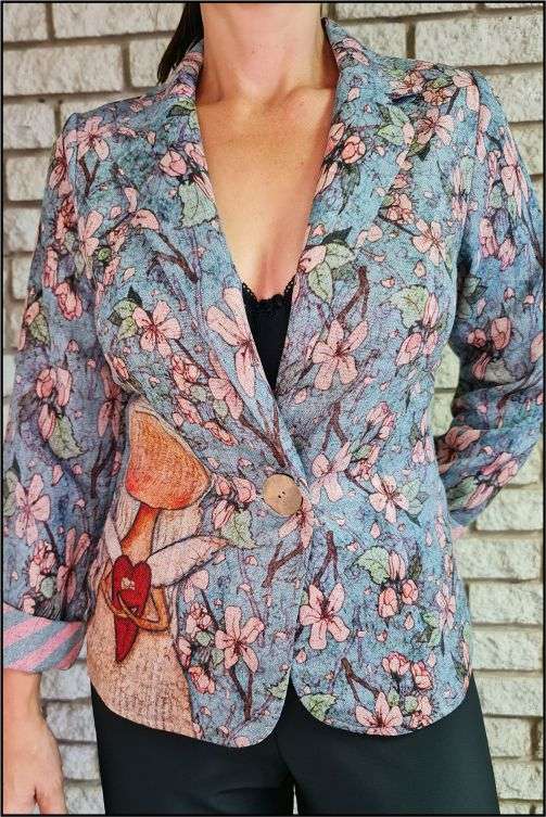 Blossoms Angel jacket