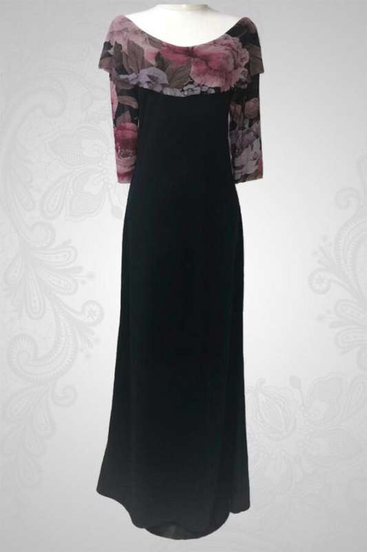 Black Floral Dress