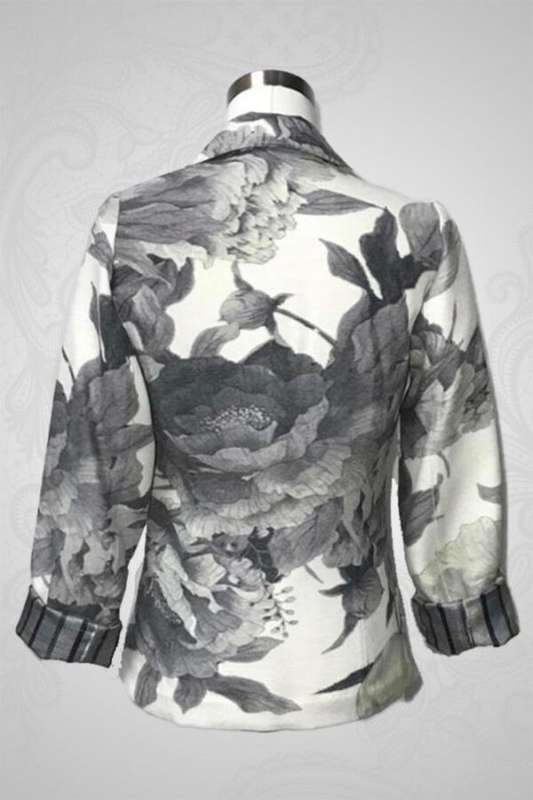 Grey Flower Jacket