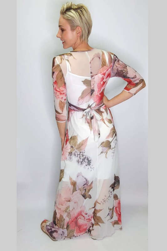 Wood Anemone Wrap Around Dress