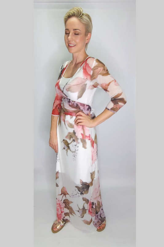 Wood Anemone Wrap Around Dress