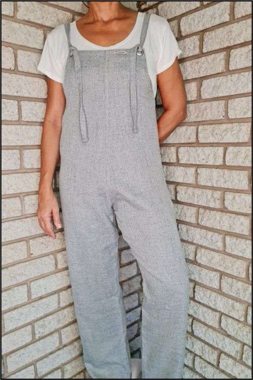 Gravel-Grey Dungarees