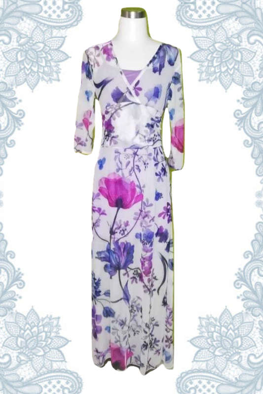 Spring Blossom Empire Dress