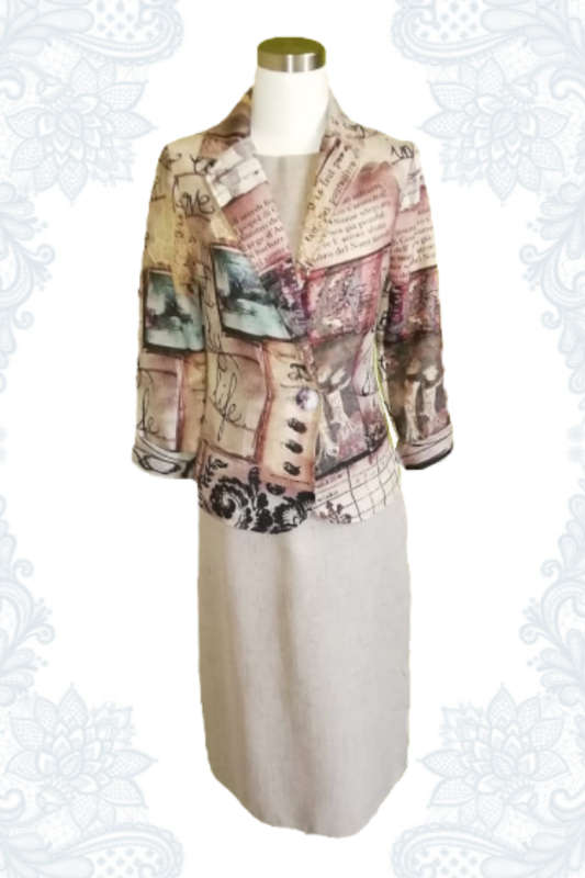 Linen-Look Dress