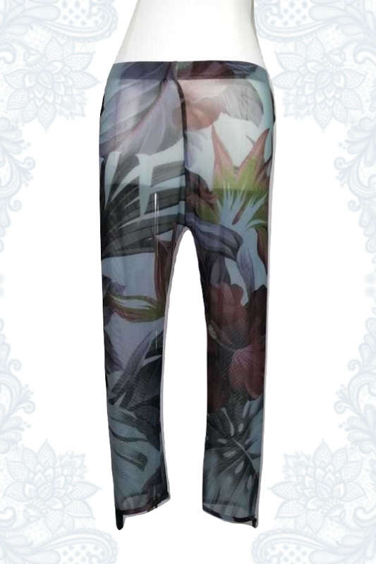 Autumn Tropical Mesh Legging