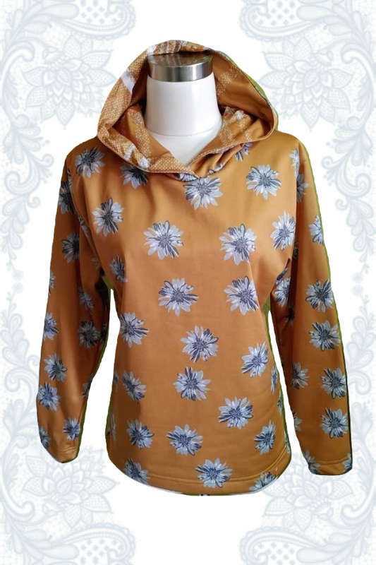 Mustard Flowers Hoodie