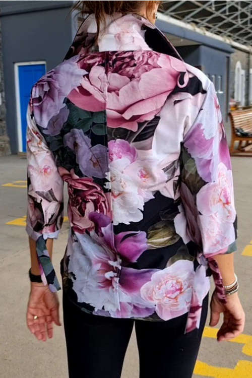 Divine Floral Shirt - 3/4 Sleeve