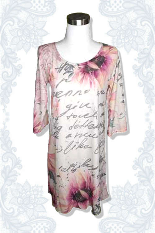 Cream Spring Floral Top
