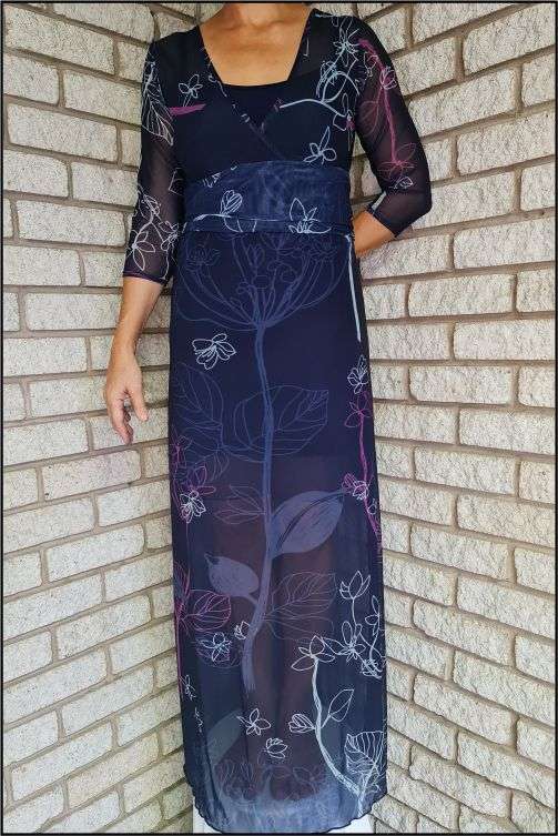 Periwinkle Empire Dress