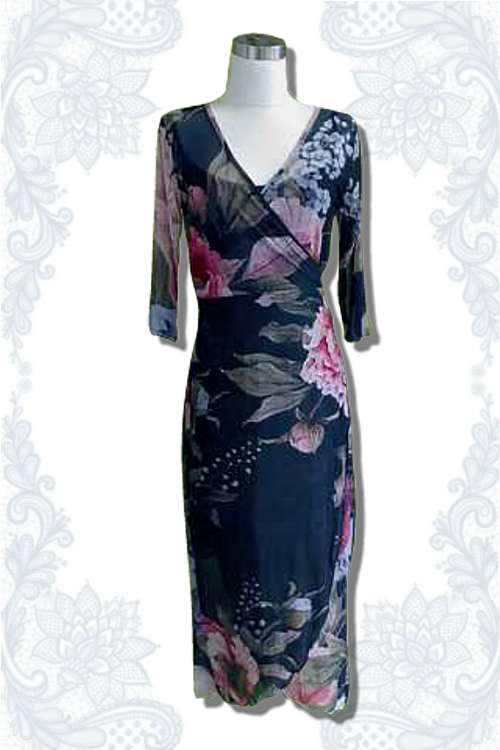 Hibiscus Wrap Around Dress