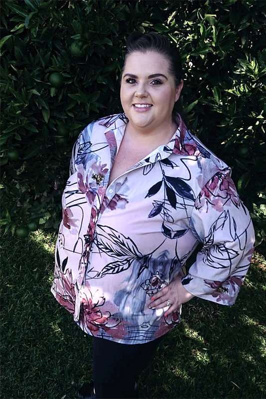 Modern Art Zipper Top